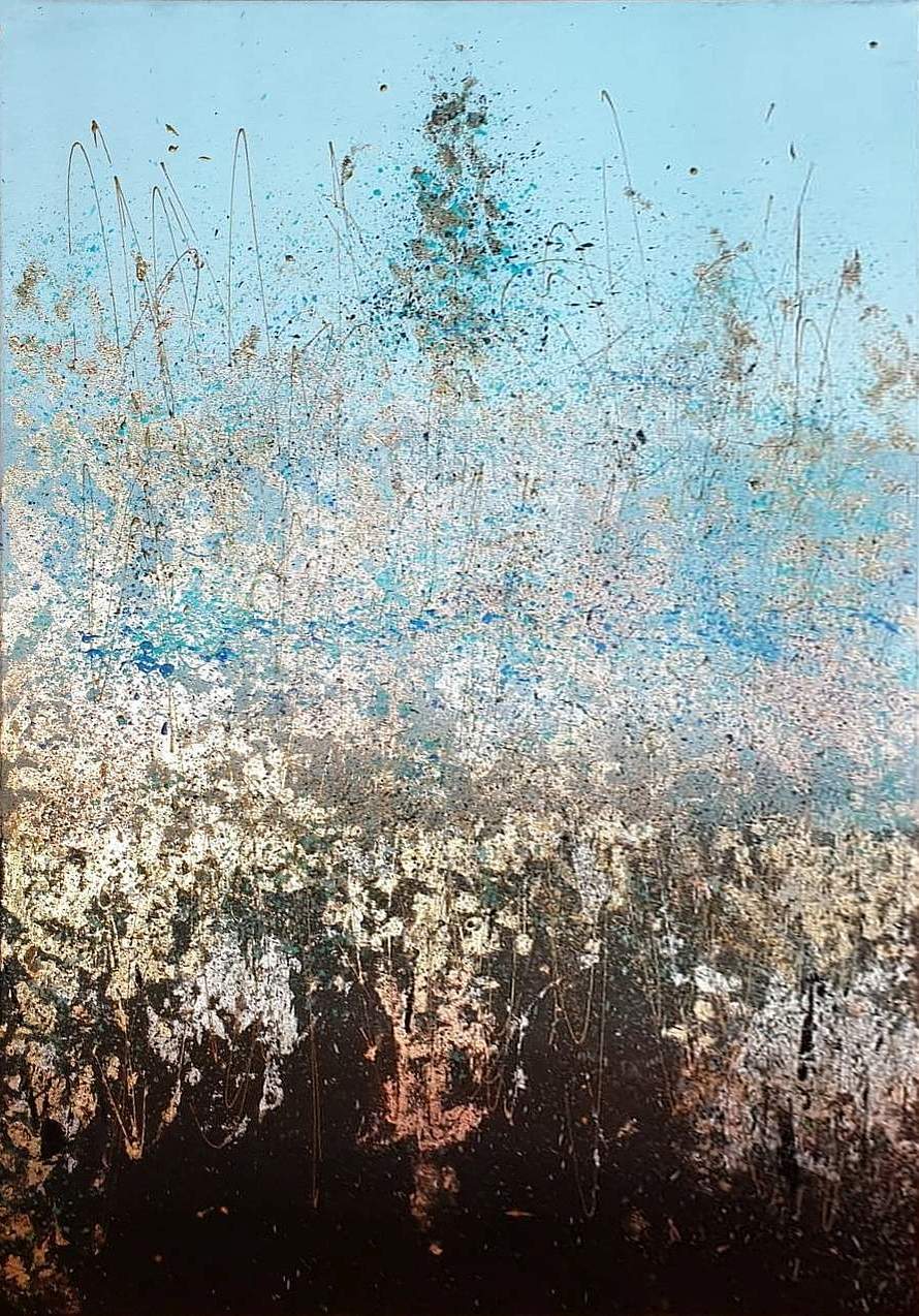 ArteDiAlina.com painting: Golden sparks